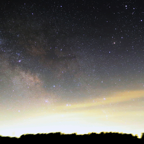 星空模様・南天の夏銀河