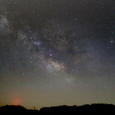 星空模様・南天の夏銀河２