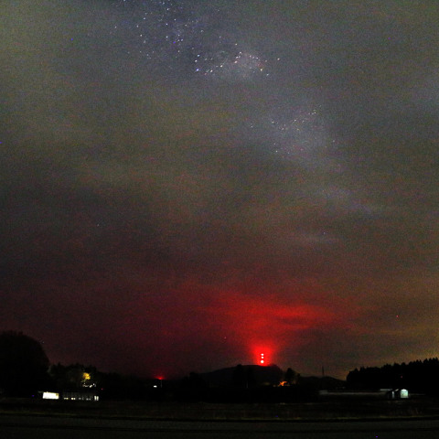 星空模様・すわ大噴火？