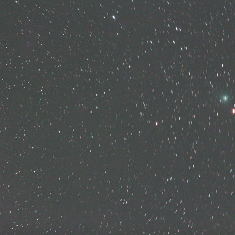 300mmによるラブジョイ彗星(固定撮影)