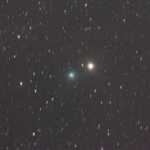 500mmによるラブジョイ彗星