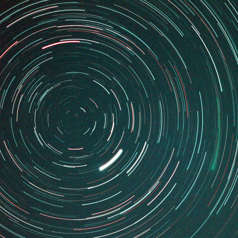 ラブジョイ彗星の日周運動