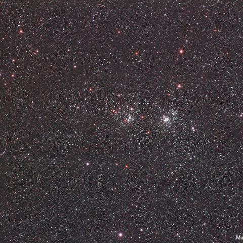 二重星団（h－χ）とNGC957