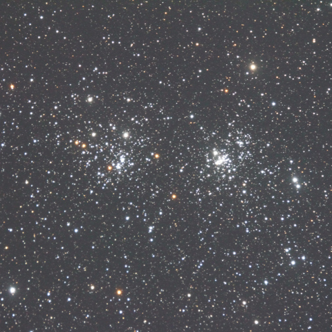 500mmによる二重星団