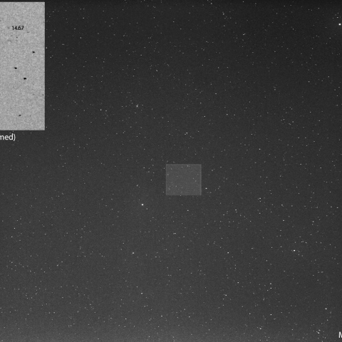 ファン・ビースブルック彗星53Pの予報位置
