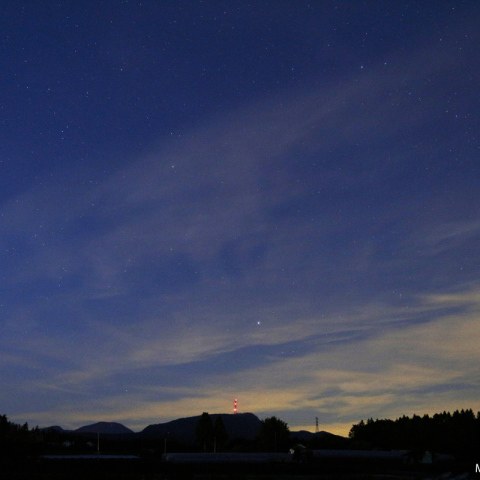 雲と星空：フォーマルハウト