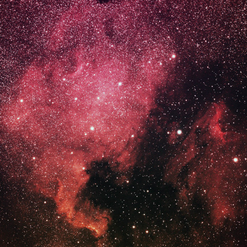 冷却カラーCMOSカメラによる北アメリカ星雲