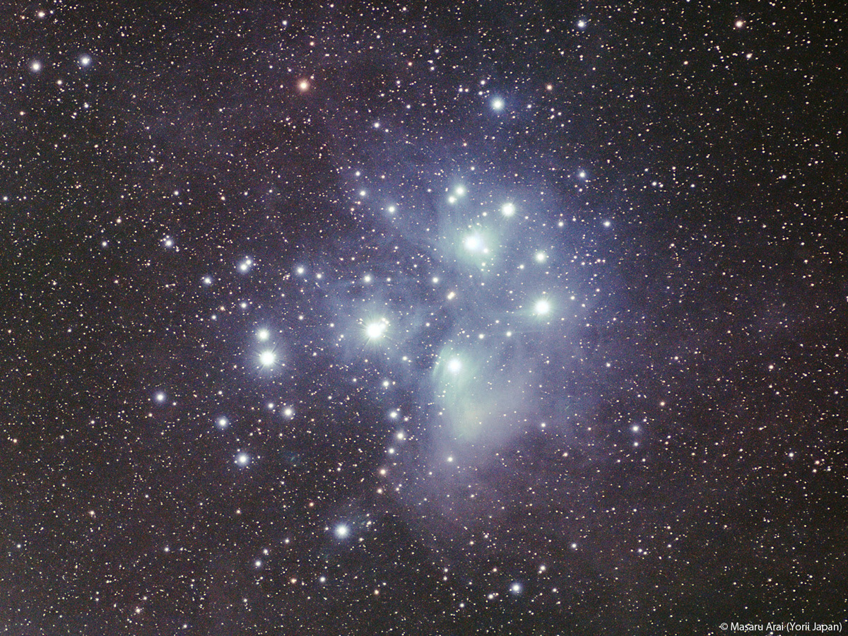 34914: 冷却CMOSカメラによるプレアデス星団 by 新井優 - 天体写真