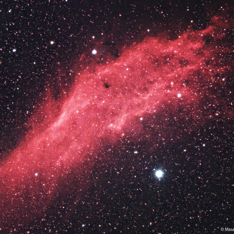 冷却CMOSカメラによるカルフォルニア星雲