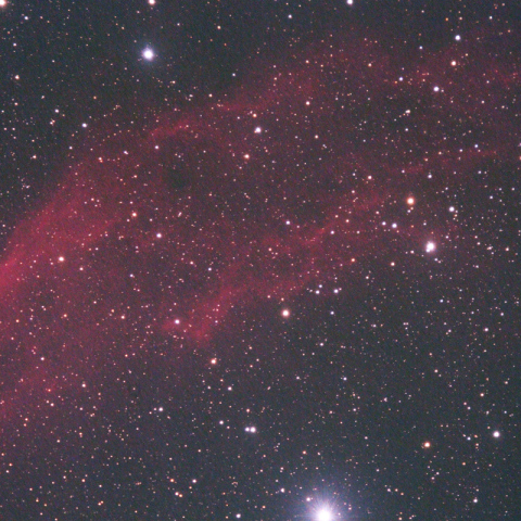 ミラーレンズによるカルフォルニア星雲