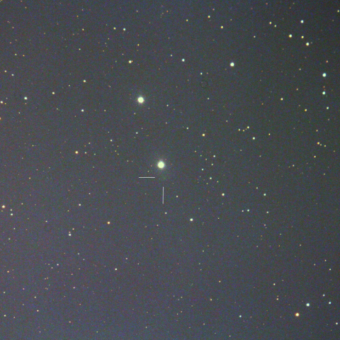 ミラーレンズによる串田彗星