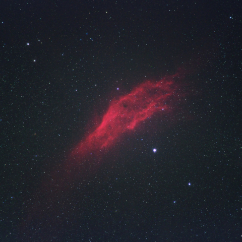 180mmによるカリフォルニア星雲