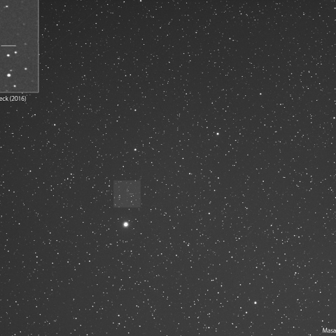 300mmによるファン・ビースブルック彗星