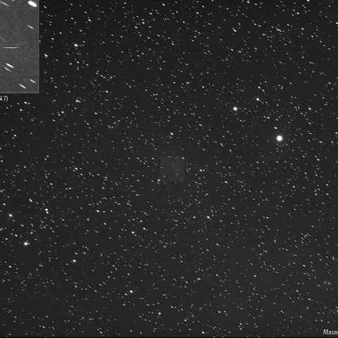 300mmによるエンケ彗星