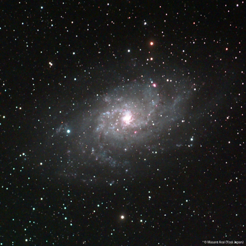 冷却カラーCMOSカメラによるM33