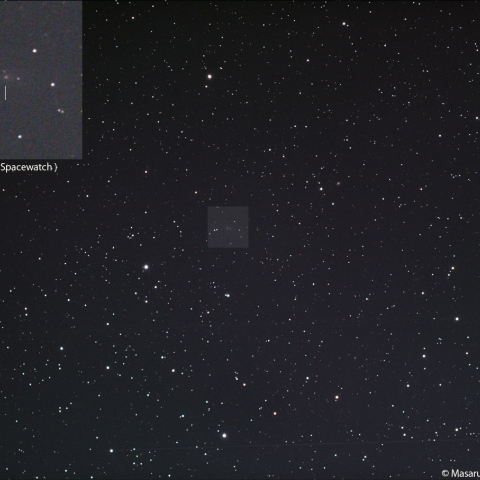 300mmによるスペースウォッチ彗星