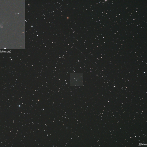 300mmによるジョンソン彗星