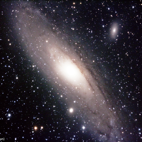 ミラーレンズによるM31