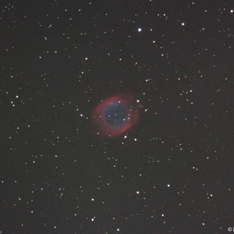 ミラーレンズによるらせん星雲