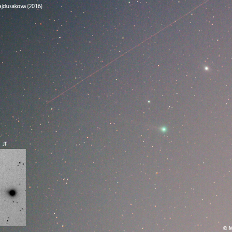 1月5日夕刻の本田・ムルコス・パイドゥシャーコヴァー彗星