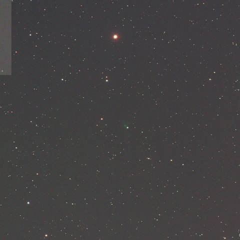 1月25日夕刻のエンケ彗星