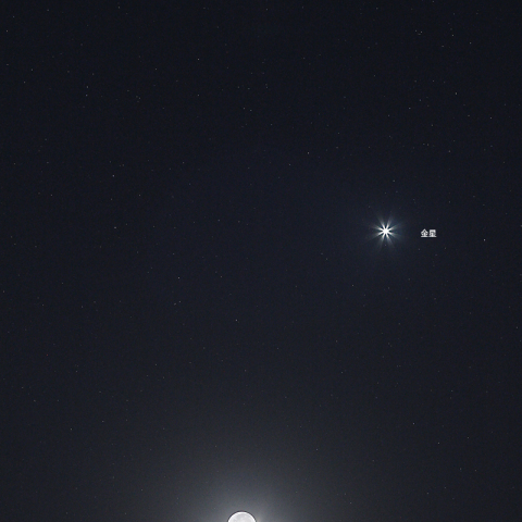 月・火星・金星の接近