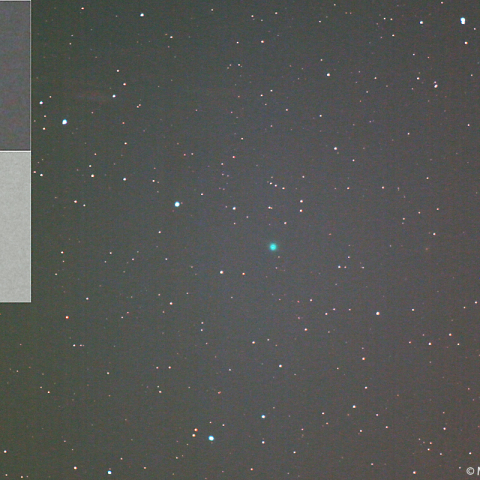 2月21日夕刻のエンケ彗星