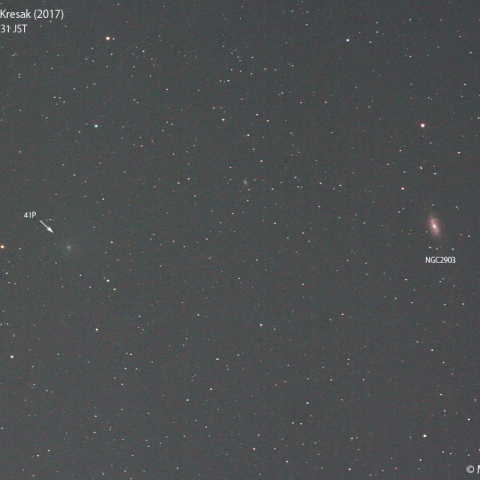 タットル-ジャコビニ-クレサーク彗星とNGC2903