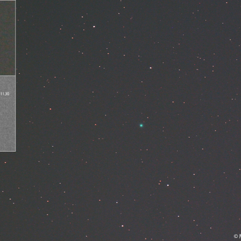 2月23日夕刻のエンケ彗星