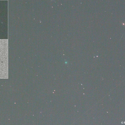 2月18日夕刻のエンケ彗星