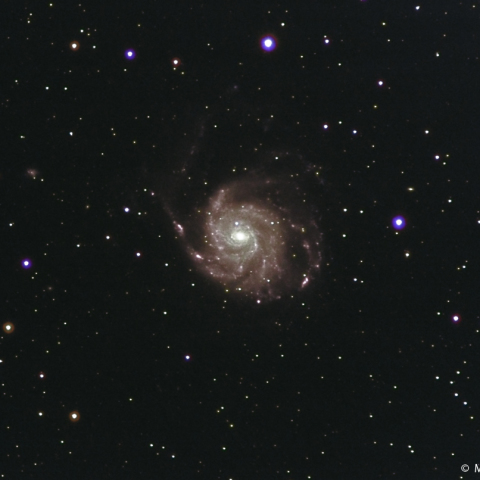 300mmLRGB合成によるM101