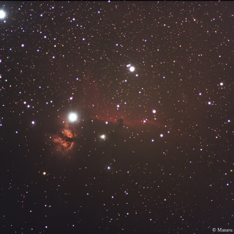 300mmによる馬頭星雲