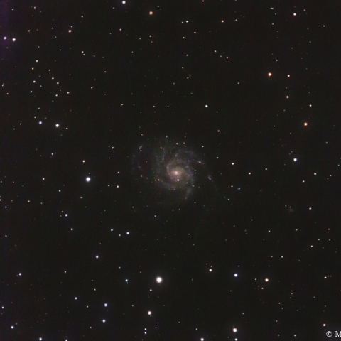 ミラーレンズによるM101