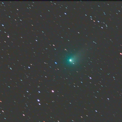 300mmによるジョンソン彗星