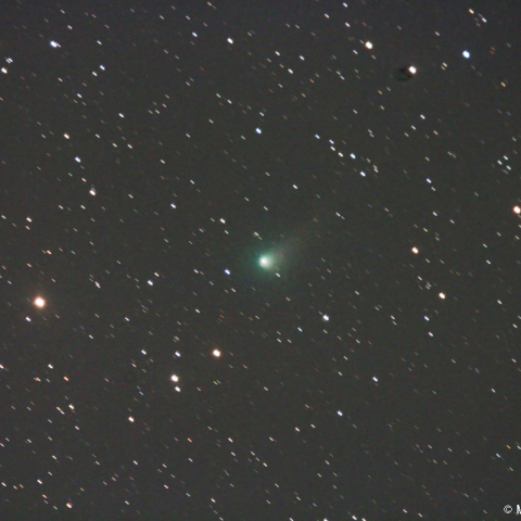 ミラーレンズによるジョンソン彗星