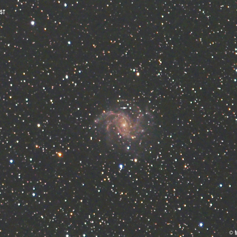 300mmによる超新星2017eaw in NGC6946