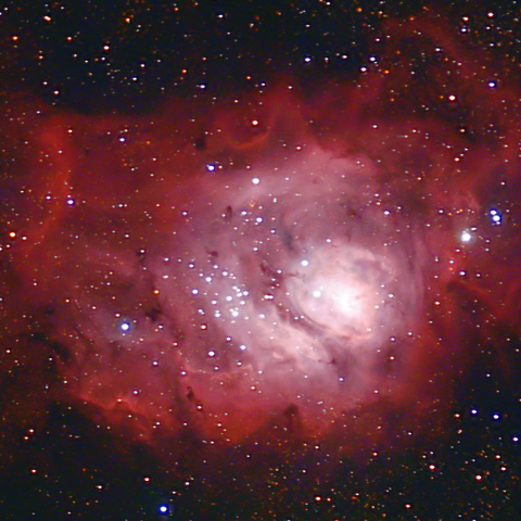 300mmLRGB合成による「干潟星雲」