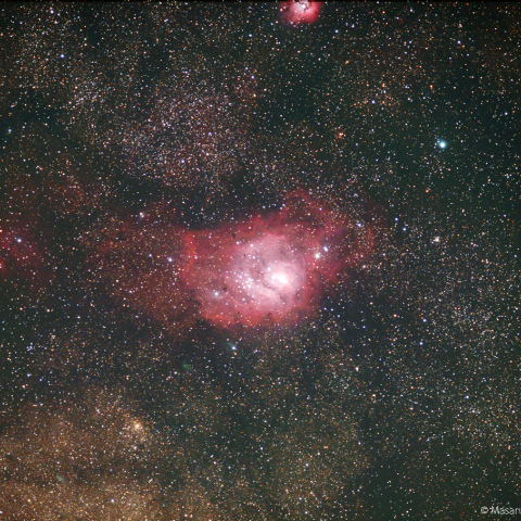 M8と球状星団NGC6544