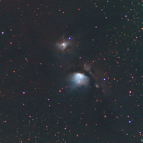 300mmLRGB合成によるM78