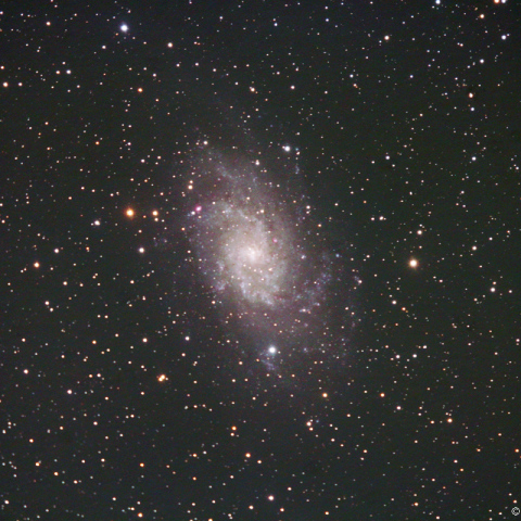 ミラーレンズによるM33