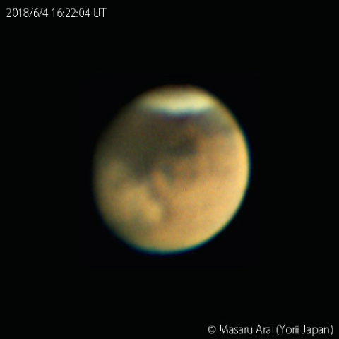 火星に砂嵐発生