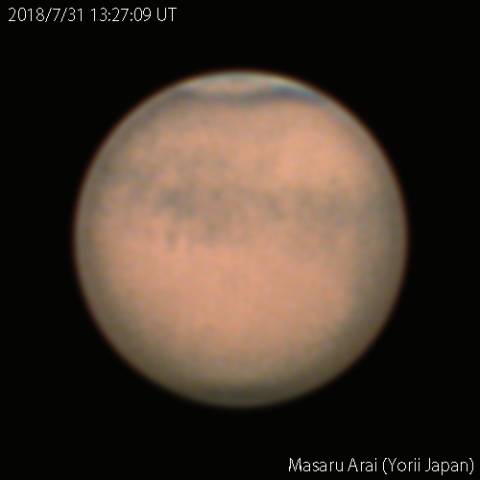 火星大接近日：2018/7/31