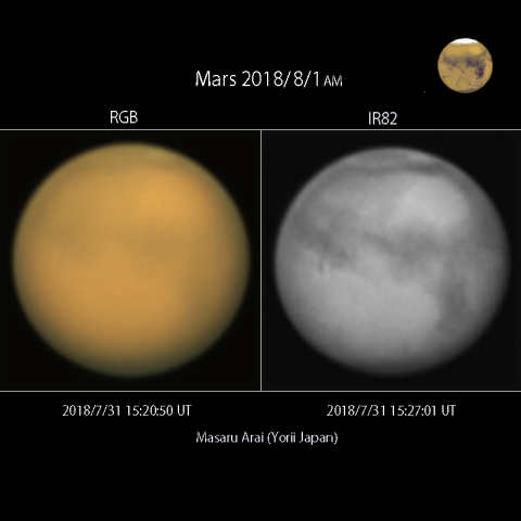 火星大接近：2018/8/1 AM