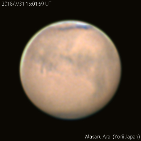 火星大接近：2018/8/1 AM