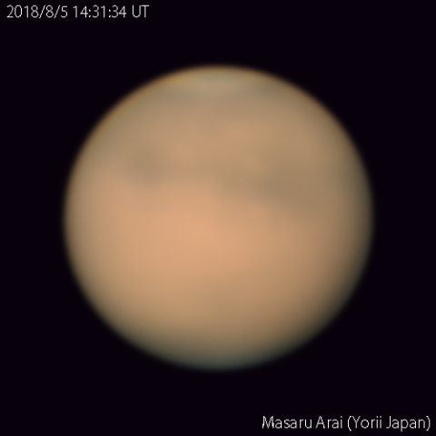 火星：2018/8/5 PM