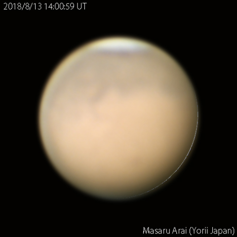 火星：2018/8/13 PM