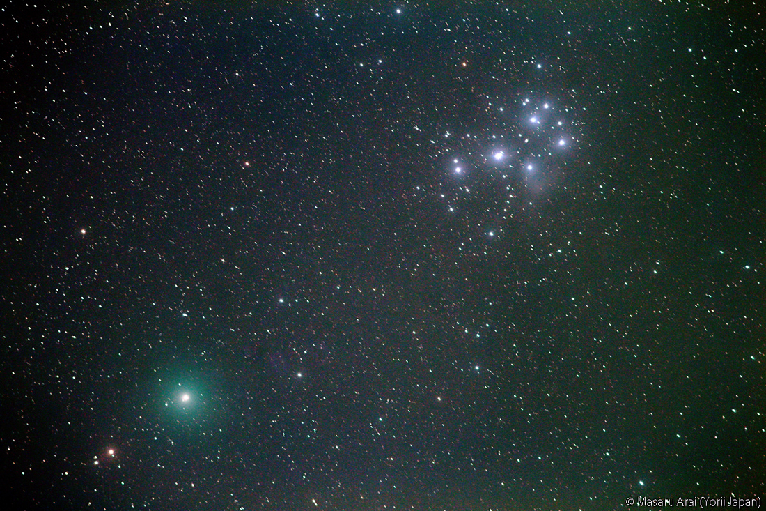 ウィルタネン彗星 地球とスバルに最接近 By 新井優 天体写真ギャラリー