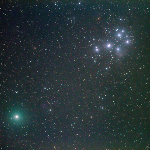 ウィルタネン彗星：地球とスバルに最接近