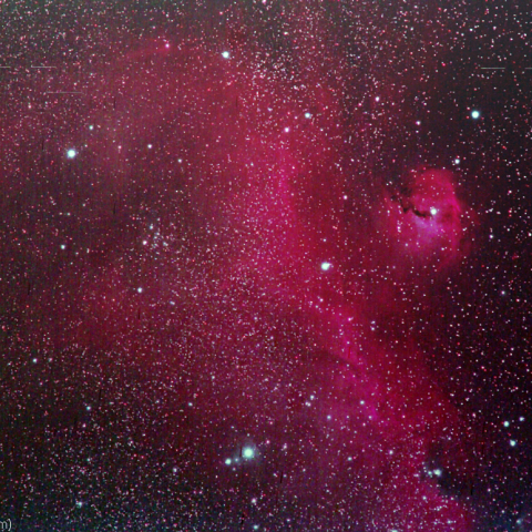 1.4倍エクステンダーによる わし星雲