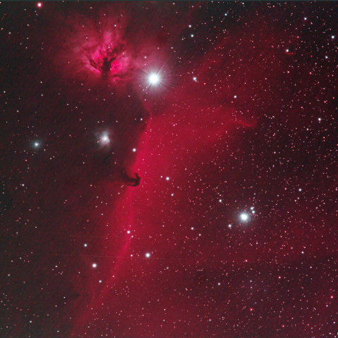 1.4倍エクステンダーによる馬頭星雲